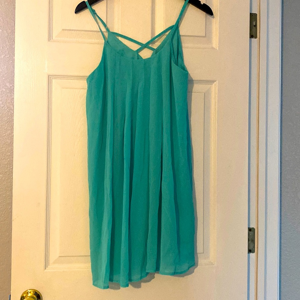 Green summer dress